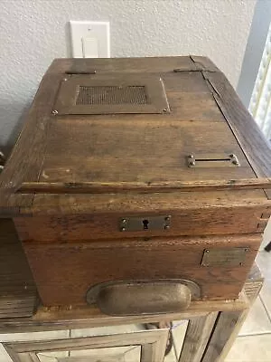 $675 • Buy Vtg Germanus & Nerger Berlin-Neukolln German Wood Wooden Cash Register.No Key