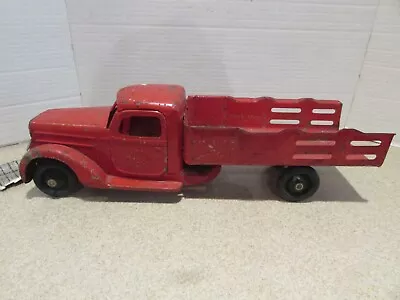 Vintage Buddy L City Dray Stake Truck - Approx. 20  Long • $26