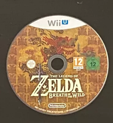 The Legend Of Zelda: Breath Of The Wild - Nintendo Wii U - Disc Only • $34.99