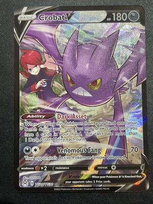 $20 • Buy Pokémon TCG Crobat V Lost Origin Trainer Gallery TG20/TG30 Holo Ultra Rare