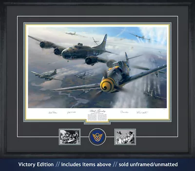 Masters Of The Air B-17 Hero Autographed 8th Air Force Art • $245