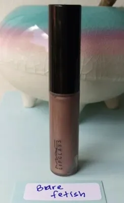 MAC Lipglass Lip Gloss In Bare Fetish New • $15