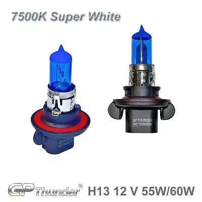 GP Thunder II 7500K H13 9008 Headlight Xenon Halogen Light Bulb 55 65W White • $11.92