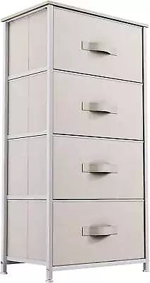 4-Drawer Fabric Dresser Furniture Storage Tower Cabinet Organizer For Bedroom • $34.50