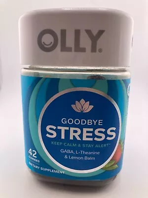 OLLY Goodbye Stress Keep Calm Stay Alert 42 Gummies • $10.95