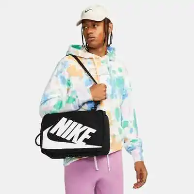 Nike Shoe Box Bag Black White Pack Crossbody Backpack Purse Tote DA7337-013 • $39.99