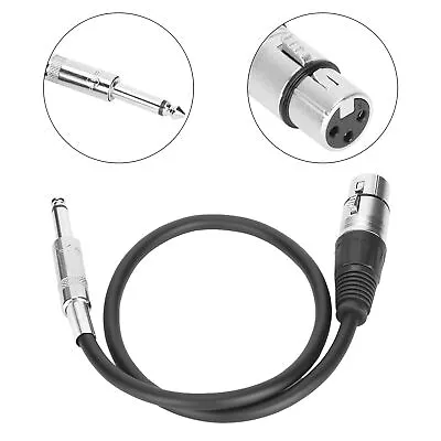 6.35mm XLR Female To TRS Cable Balanced Interconnect Cable For Mic Mix GDS • £11.51