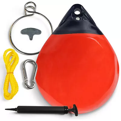 BISupply Boat Anchor Marker Buoy Ball - 15in Marine Vinyl Boat Mooring Buoys • $51.99