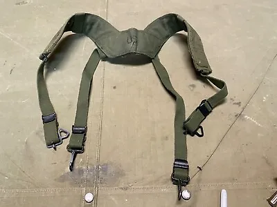 Original Vietnam War Us Army M1956 Combat Field Equipment Suspenders • $45.56