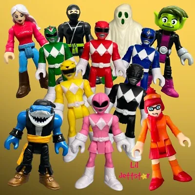 ALL IMAGINEXT FIGURES Series Power Rangers Used 3  Figures Loose *Pls Select* • £9.29