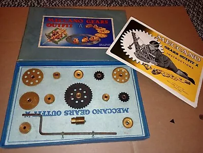 1950s Meccano Gears Outfit A  Complete & Box/instructions • £5