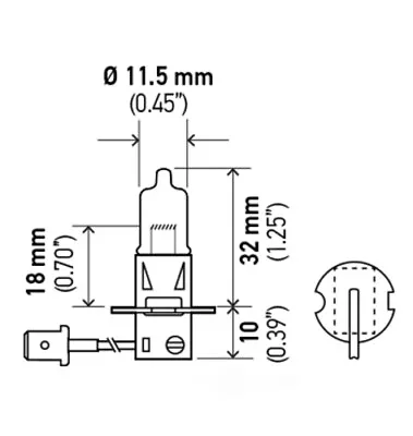 Headlight Bulb Hella H3 24V • $20.05