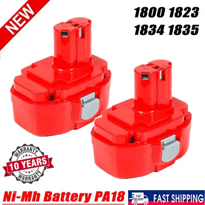 For Makita 18V 4.0Ah Battery PA18 1822 1823 1833 1834 8390D 8391D 194158-6 NI-MH • £18.99