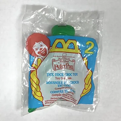 NEW 1997 McDonald’s Disney Peter Pan TICK TOCK CROC TOY Compass Happy Meal Toy • $9.99