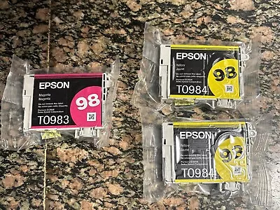 Genuine Epson 98 Pack Of 3  MY New Sealed Without Box) • $25.49