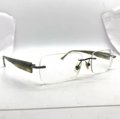 Marchon Airlock 2 AL800/56 EYEGLASSES FRAMES 53-18-140 Drill Mount TV6 L22 • $22.74