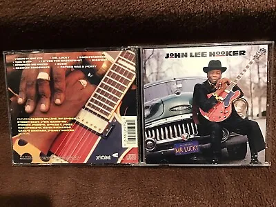 John Lee Hooker : Mr Lucky CD (1991) Santana Robert Cray Keith Richards • £2