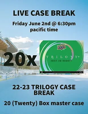$10 • Buy 22/23 TRILOGY HOCKEY (20 Box) Case Break #26 - San Jose Sharks