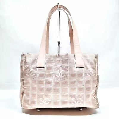 Chanel Tote Bag New Travel Line Pink Nylon 1374109 • $89