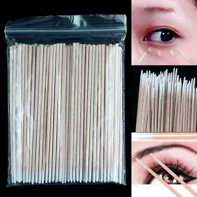 100PCS Cotton Swabs Pointed Swab Applicator Q-tips Wooden Stick Applicator • $5.56