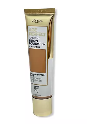 L'Oreal Age Perfect Radiant Serum Foundation Sunscreen SPF 50 (1.0oz) You Pick! • $7.95