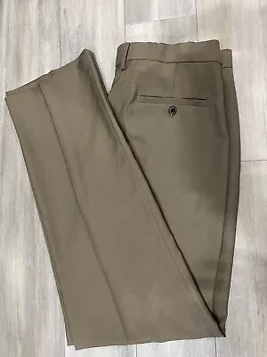 Haggar Classic Fit Khaki Colored Dress Pants Men’s 36x34 • $9.49