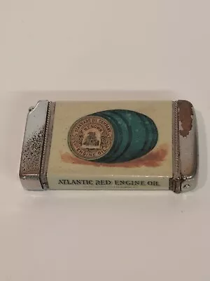Vintage Oil & Gas Advertising Match Safe & Cigar Cutter   Standard Oil 1880's ?? • $449