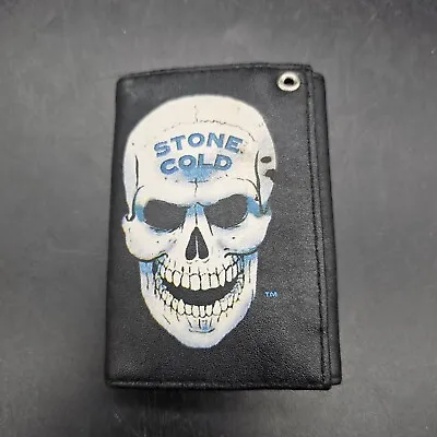 Stone Cold Austin 3:16 Biker Wallet Vtg 1997 • $65