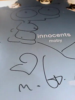 MOBY Signed Autographed Innocents 2013 Album Vinyl Record EYE HEART NYE SAN FRAN • $199