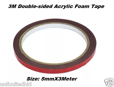 $5.29 • Buy 3M Double Sided Adhesive Tape Multi Purpose 3 Meter Or 50 Meter 