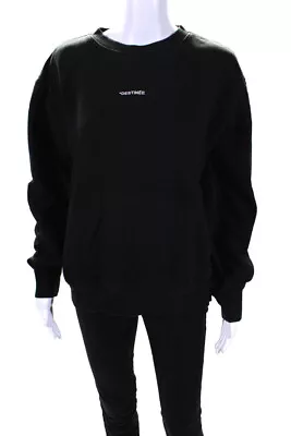 Zadig & Voltaire Women's Crewneck Long Sleeves Graphic Sweatshirt Black Size M • $48.79