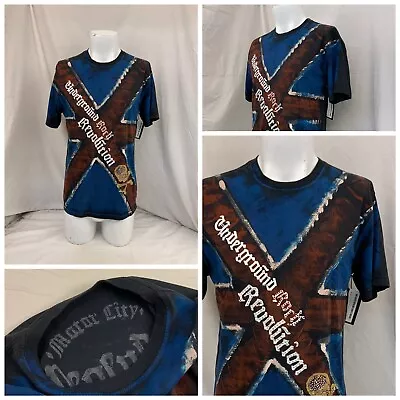 Motor City Legends Shirt M Multicolor Short Sleeve 100% Cotton NWT YGI O2-158 • $24.99