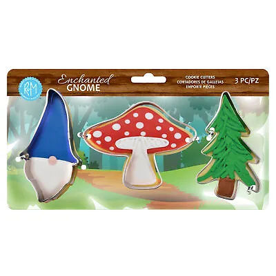 R&M International 3 Piece Enchanted Gnome Cookie Cutter Set • $15.95