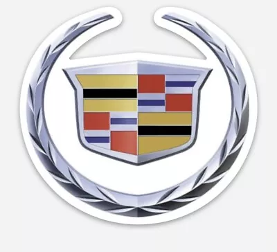 Classic Cadillac Logo Emblem Vinyl Decal Sticker • $2.99