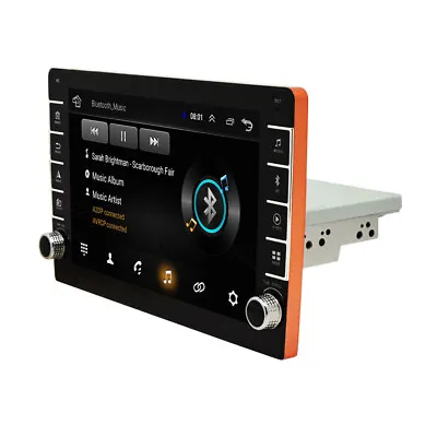 Single Din Touch Screen Stereo Radio Android 8.1 Car MP5 Player GPS Mirror Link • $146.60