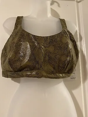 Gabi Fresh Snake Print Bikini Swimsuit Top Size 16 G/H NWT • $25