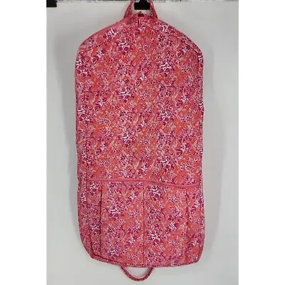 Vera Bradley Garment Bag 2006 Hope Toile Breast Cancer Floral Ribbon Quilted Lrg • $49.99