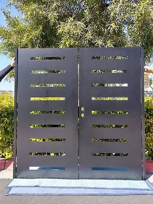 Contemporary Dual Entry Metal Gate Ornamental Iron Garden Entry Modern_72x72 • $2299