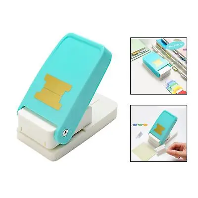 Tab Punch School Book Note Paper Punching Loose Leaf Separator Label Punch • £16.93