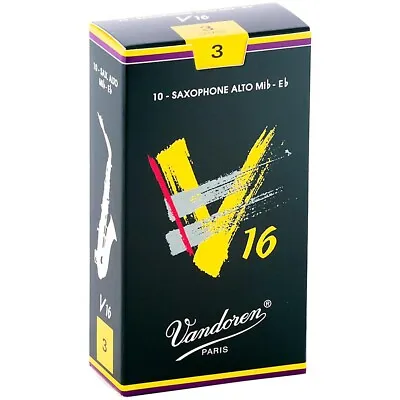 Vandoren Alto Sax V16 Reeds Strength 3 Box Of 10 • $34