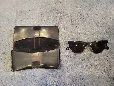 Vintage Vuarnet Pouilloux 438 Black Ebony PX 2000 Sunglasses • $99.99