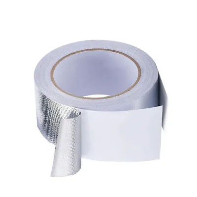 5M*5CM Silver Heat Insulation Wrap Exhaust Header Pipe Tape Cloth Car Motorcycle • $9.80