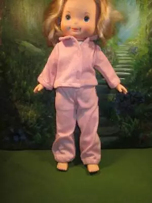 Fisher Price Mandy Doll Clothes 15-16  ~❤️~ Pink Jogging Leasure Suit #520 • $7.99