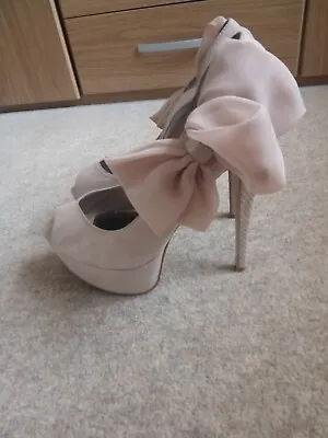 Miss Selfridge Size 6 Bow Shoes • £6.99
