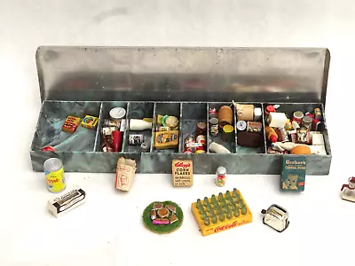 (50+) Vintage Collection Doll House Furniture Kitchen Food Coke Bottles Etc. • $12