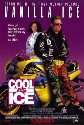 COOL AS ICE Movie POSTER 11 X 17 Vanilla Ice Kristin Minter Michael Gross B • $11.95