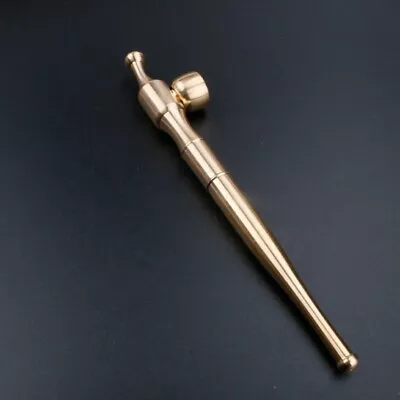 1pcs New Brass Smoking Pipe Cigarette Holder Metal Tobacco Pipe Gift Pipes • $9.68
