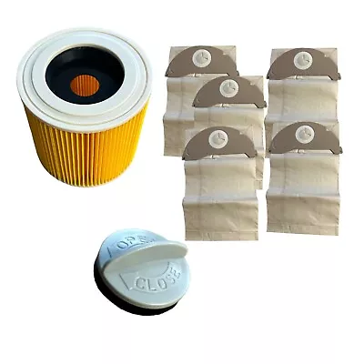 Filter & Bags For Karcher Wet & Dry WD2 WD3.500 Vacuum Cleaner UK Seller • £9.50