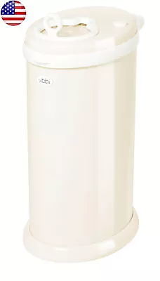 Diaper Pail Ivory Color Odor Locking No Special Bag Required Powder Coated Steel • $99.74