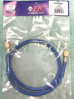 FJC Products Refrigeration Air Conditioning Hose 36  Blue 1/4  X 1/4  6333 • $12.50